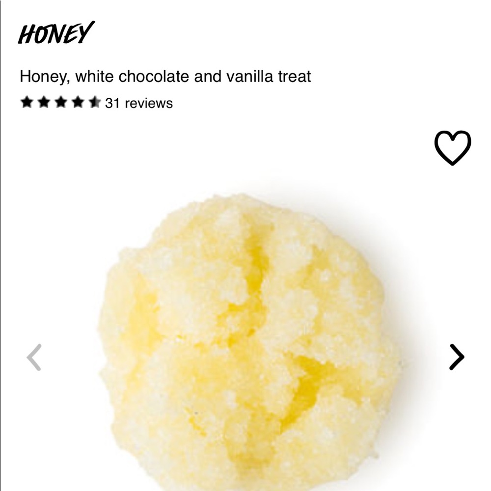 LUSH Honey Lip Scrub NWT - Picture 4 of 7